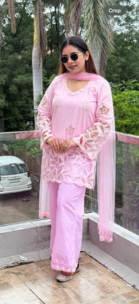 Blush mul cotton suit