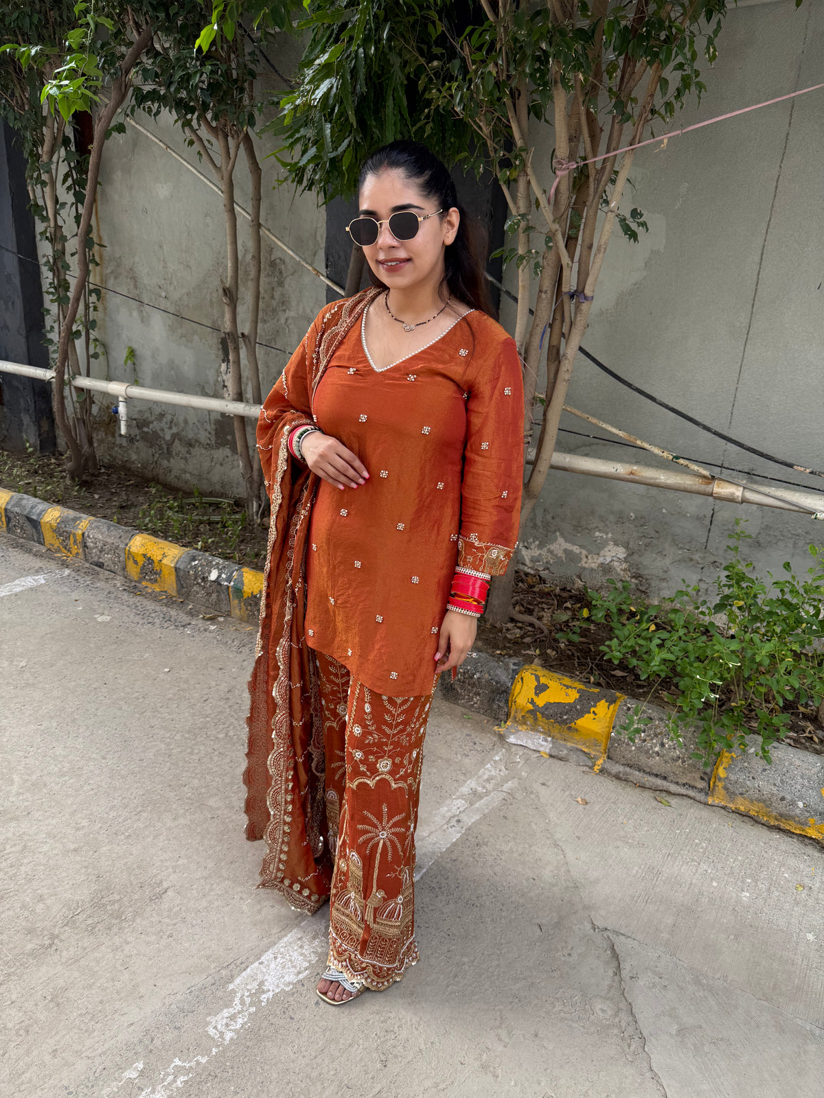 Ruhani Hand embroided Suit