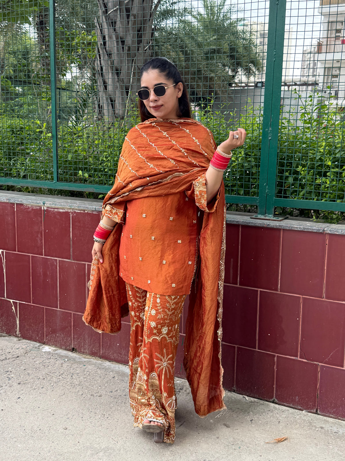 Ruhani Hand embroided Suit