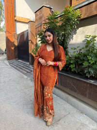 Ruhani Hand embroided Suit