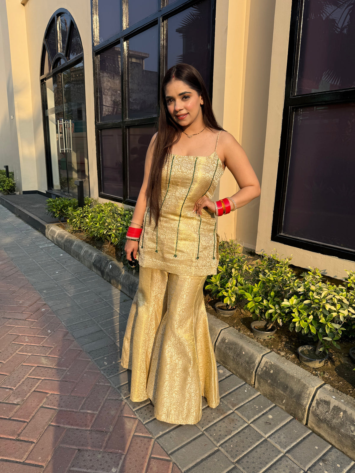 Zaraya banarsi handwork dress