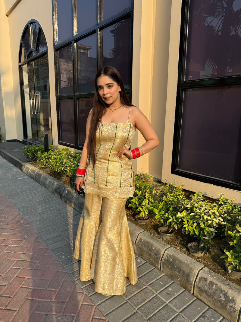 Zaraya banarsi handwork dress