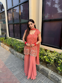 Sabeera handwork garara suit