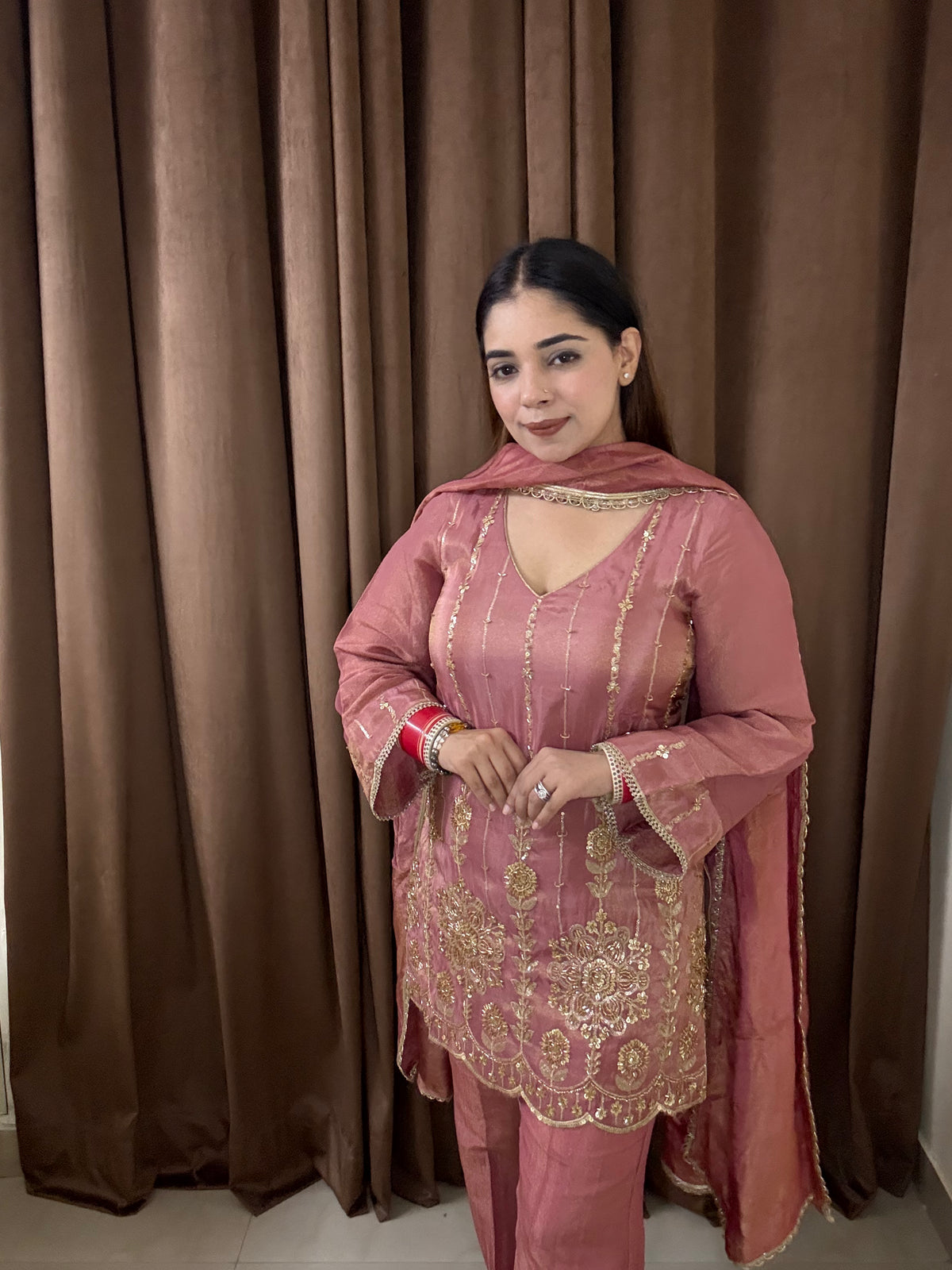 Aafreen Handwork three piece suit
