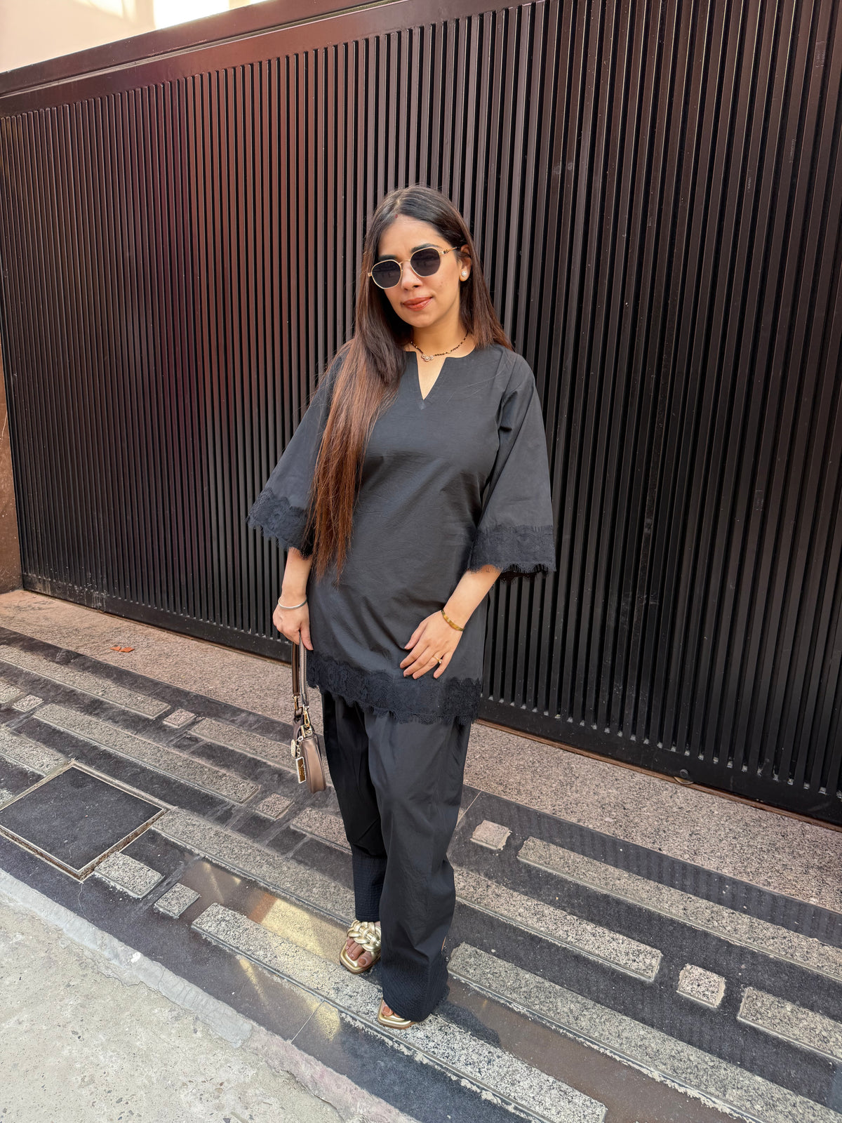 NOIR Farshi salwar cord