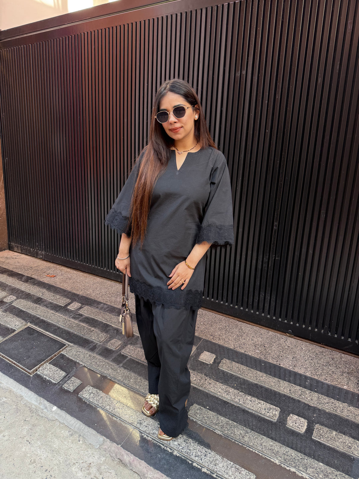 NOIR Farshi salwar cord