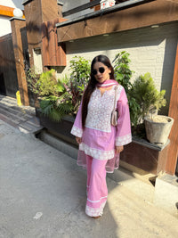 Pink Aura cotton suit