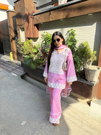 Pink Aura cotton suit