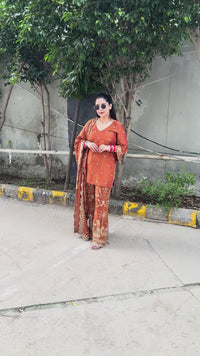 Ruhani Hand embroided Suit