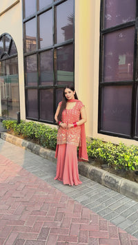 Sabeera handwork garara suit