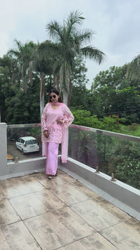 Blush mul cotton suit