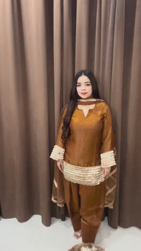 Zahreen glass tissue suit
